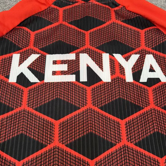 Nike Pro Elite Men Team Kenya Track & Field 1/4 Zip Top Red CI8845 Size S Tall - Picture 11 of 12